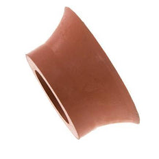 Ventouse plate 70mm SBR brun rougeâtre G 1/4 pouce Course femelle 6mm Lèvres minces