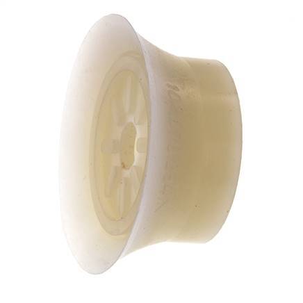 Ventouse plate en silicone transparent 70mm G 1/4 inch Female Stroke 6mm Thin Lips