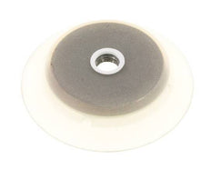 95mm Silicone plat transparent ventouse G 1/4 pouce course femelle 6mm lèvres robustes
