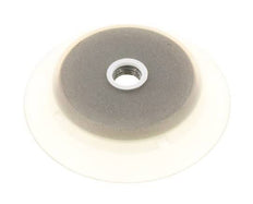 95mm Silicone plat transparent ventouse G 1/4 pouce course femelle 6mm lèvres robustes