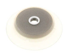 95mm Silicone plat transparent ventouse G 1/4 pouce course femelle 6mm lèvres robustes