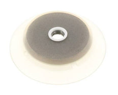 95mm Silicone plat transparent ventouse G 1/4 pouce course femelle 6mm lèvres robustes