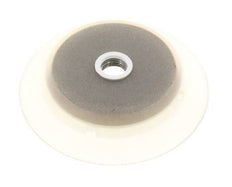 95mm Silicone plat transparent ventouse G 1/4 pouce course femelle 6mm lèvres robustes
