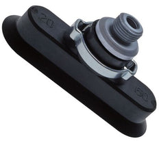 15x5mm Oval plat NBR Gris Ventouse M5 Course 1mm Ear Clamp