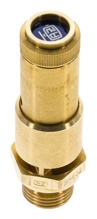 G 1/2'' Brass Pre-Set Safety Valve 0.2 bar (2.9 psi) DN 10