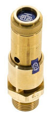 G 1/2'' Brass Pre-Set Safety Valve 0.2 bar (2.9 psi) DN 10