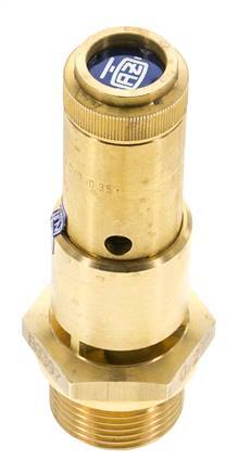 G Soupape de sécurité préréglée en laiton 3/4'' 0,5 bar (7,25 psi) DN 10