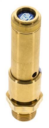 G 1/2'' Brass Pre-Set Safety Valve 10.2 bar (147.94 psi) DN 10