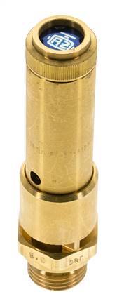 G 1/2'' Brass Pre-Set Safety Valve 10.8 bar (156.64 psi) DN 10
