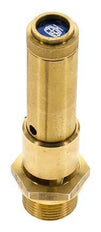 G 3/4'' Brass Pre-Set Safety Valve 17.4 bar (252.37 psi) DN 10