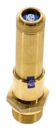 G 3/4'' Brass Pre-Set Safety Valve 17.4 bar (252.37 psi) DN 10
