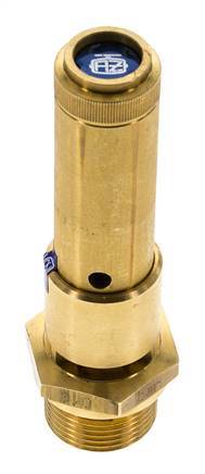 G 3/4'' Brass Pre-Set Safety Valve 17.4 bar (252.37 psi) DN 10
