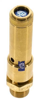 G 1/2'' Brass Pre-Set Safety Valve 22.5 bar (326.34 psi) DN 10