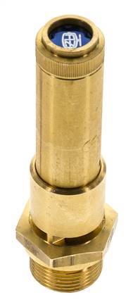 G 3/4'' Brass Pre-Set Safety Valve 36.5 bar (529.4 psi) DN 10