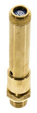 G 1/2'' Brass Pre-Set Safety Valve 41.5 bar (601.92 psi) DN 10