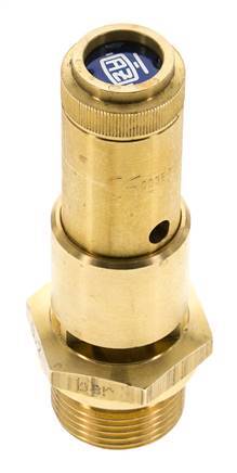 G 3/4'' Brass Pre-Set Safety Valve 7.8 bar (113.13 psi) DN 10