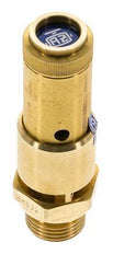 G 1/2'' Brass Pre-Set Safety Valve 8.2 bar (118.93 psi) DN 10