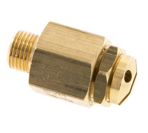 G Soupape de sécurité réglable en laiton 1/8'' 6-12 bar (87.02-174.05 psi)