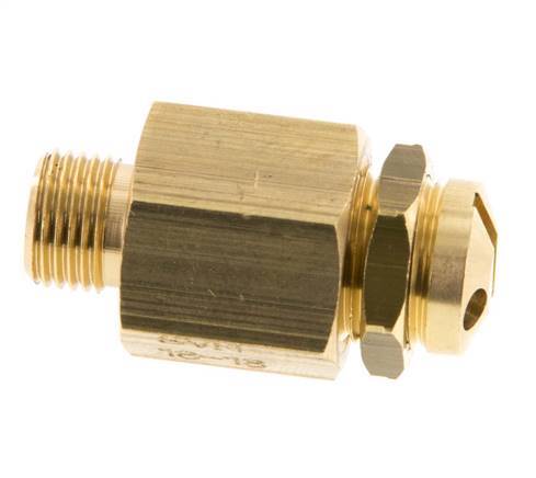 G Soupape de sécurité réglable en laiton 1/8'' 10-18 bar (145.04-261.07 psi)