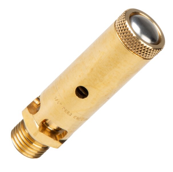 G 1/4'' Brass Pre-Set Safety Valve 5.4 bar (78.32 psi) DN 8