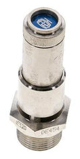 G 3/4'' Nickel-plated Brass Pre-Set Safety Valve 0.7 bar (10.15 psi) DN 10