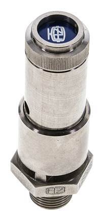 G 3/4'' Nickel-plated Brass Pre-Set Safety Valve 16 bar (232.06 psi) DN 10