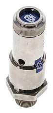 G 3/4'' Nickel-plated Brass Pre-Set Safety Valve 16 bar (232.06 psi) DN 10