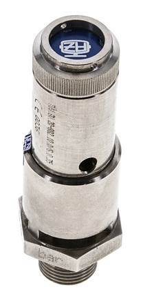 G 3/4'' Nickel-plated Brass Pre-Set Safety Valve 16 bar (232.06 psi) DN 10