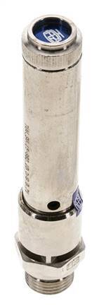 G 1/2'' Nickel-plated Brass Pre-Set Safety Valve 50 bar (725.2 psi) DN 10