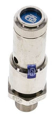 G 3/8'' Nickel-plated Brass Pre-Set Safety Valve 0.9 bar (13.05 psi) DN 10