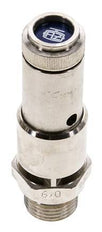 G 1/2'' Nickel-plated Brass Pre-Set Safety Valve 0.5 bar (7.25 psi) DN 10