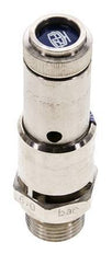 G 1/2'' Nickel-plated Brass Pre-Set Safety Valve 0.5 bar (7.25 psi) DN 10