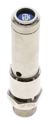 G 1/2'' Nickel-plated Brass Pre-Set Safety Valve 37 bar (536.65 psi) DN 10