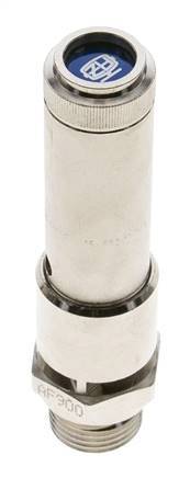 G 1/2'' Nickel-plated Brass Pre-Set Safety Valve 15 bar (217.56 psi) DN 10