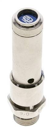 G 1/2'' Nickel-plated Brass Pre-Set Safety Valve 31 bar (449.62 psi) DN 10