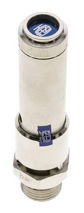 G 1/2'' Nickel-plated Brass Pre-Set Safety Valve 31 bar (449.62 psi) DN 10