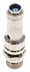 G 1/4'' Nickel-plated Brass Pre-Set Safety Valve 6.5 bar (94.28 psi) DN 8