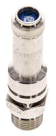 G 3/8'' Nickel-plated Brass Pre-Set Safety Valve 4 bar (58.02 psi) DN 8