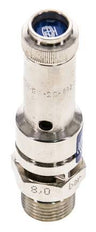 G 3/8'' Nickel-plated Brass Pre-Set Safety Valve 2.8 bar (40.61 psi) DN 8