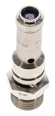 G 1/2'' Nickel-plated Brass Pre-Set Safety Valve 9.8 bar (142.14 psi) DN 8