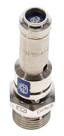 G 1/2'' Nickel-plated Brass Pre-Set Safety Valve 5.5 bar (79.77 psi) DN 8