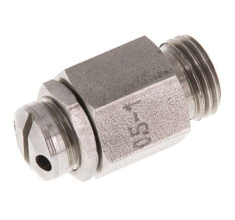 G 1/4'' Acier inoxydable 303 Soupape de sécurité réglable 0,5-1 bar (7,25-14,50 psi)
