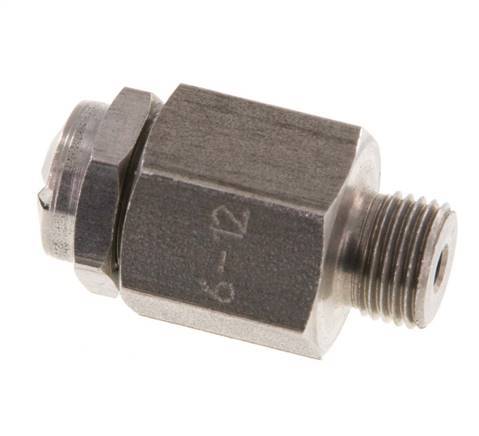 G 1/8'' Acier inoxydable 303 Soupape de sécurité réglable 6-12 bar (87.02-174.05 psi)