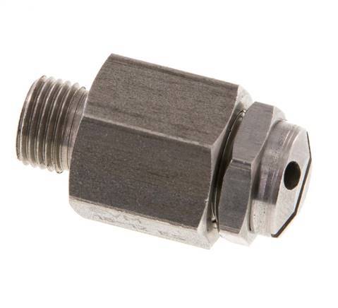 G 1/8'' Acier inoxydable 303 Soupape de sécurité réglable 6-12 bar (87.02-174.05 psi)