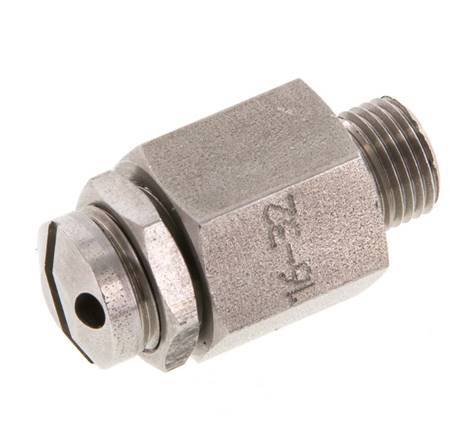 G 1/8'' Acier inoxydable 303 Soupape de sécurité réglable 16-32 bar (232.06-464.12 psi)