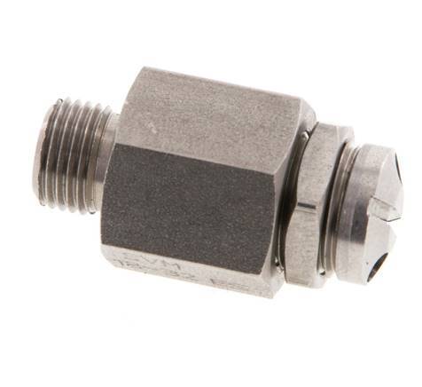 G 1/8'' Acier inoxydable 303 Soupape de sécurité réglable 16-32 bar (232.06-464.12 psi)