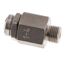 G 1/8'' Acier inoxydable 303 Soupape de sécurité réglable 1-4 bar (14.50-58.02 psi)