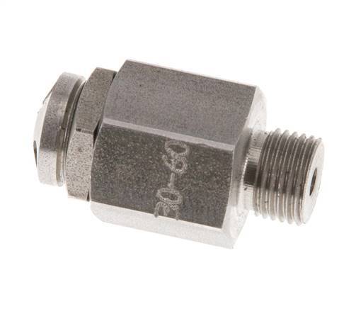 G 1/8'' Acier inoxydable 303 Soupape de sécurité réglable 30-60 bar (435.11-870.22 psi)