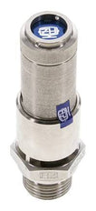 G 1/2'' Acier inoxydable 316 Ti Soupape de sécurité préréglée 3 bar (43.51 psi) DN 10