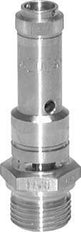 G 1/2'' Stainless steel 316 Ti Pre-Set Safety Valve 9.5 bar (137.79 psi) DN 8